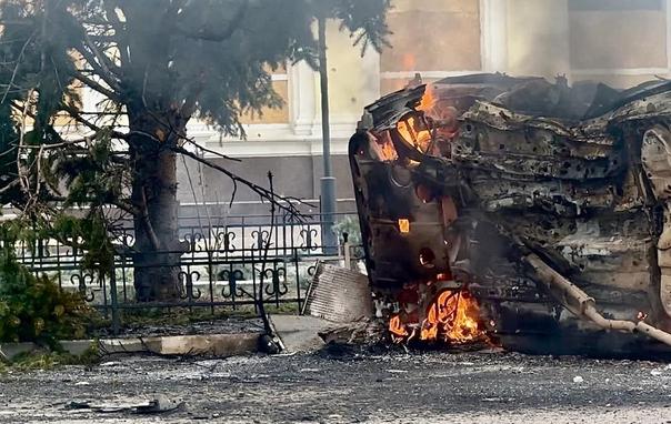 Russia attacks Ukrainian civilians Kherson