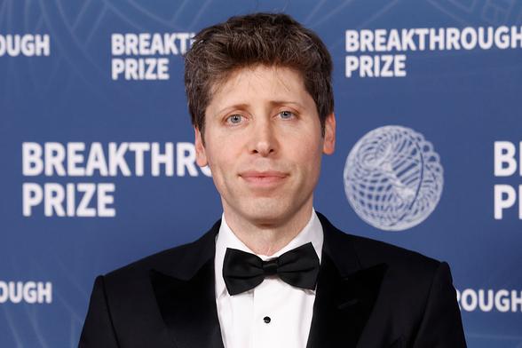 SANTA MONICA, CALIFORNIA - APRIL 05: Sam Altman attends the 2025 Breakthrough Prize Ceremony at Barker Hangar on April 05, 2025 in Santa Monica, California.  (Photo by Taylor Hill/FilmMagic)