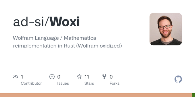 Wolfram Language / Mathematica reimplementation in Rust (Wolfram oxidized) - ad-si/Woxi