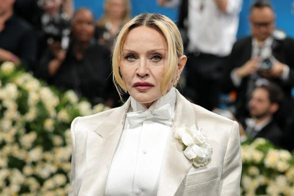 Madonna attends the 2025 Met Gala