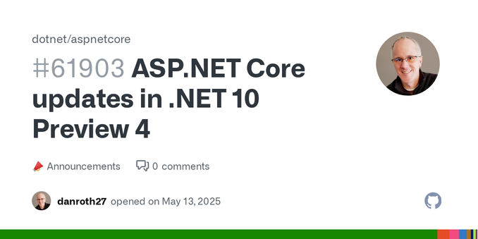 Here's a summary of what's new in ASP.NET Core in this preview release: JSON Patch with System.Text.Json Minimal API validation for record types Generate OpenAPI schemas in transformers Improved Op...