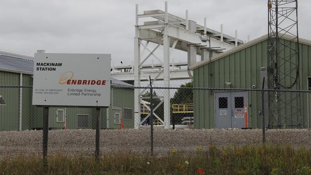 L'entrée d'une installation d'Enbridge.