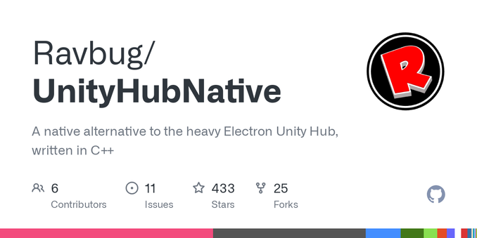 A native alternative to the heavy Electron Unity Hub, written in C++ - Ravbug/UnityHubNative