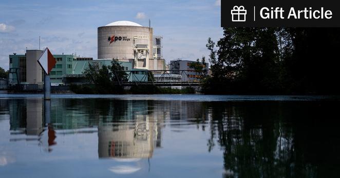 The Beznau Nuclear Power Plant in Switzerland, one of two nuclear stations shut down in the past week. 