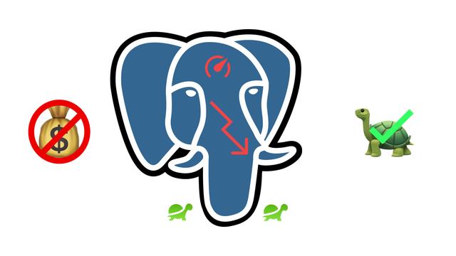 The Postgres elephant with a declining speed The Postgres elephant with a declining speed