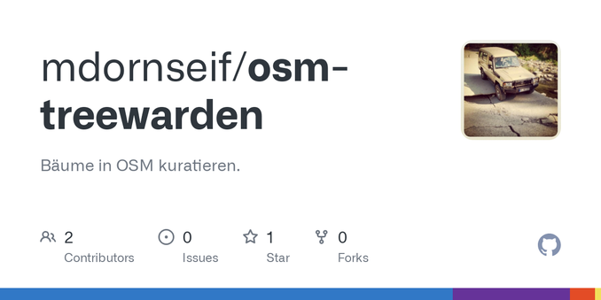 Bäume in OSM kuratieren. Contribute to mdornseif/osm-treewarden development by creating an account on GitHub.