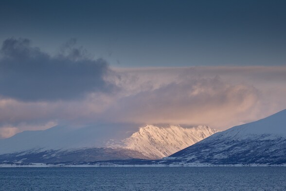 Gentle light across the fjord