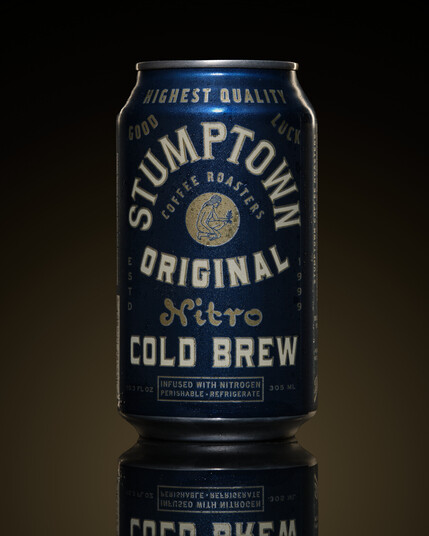 A can of Stumptown Original Nitro Cold Brew.