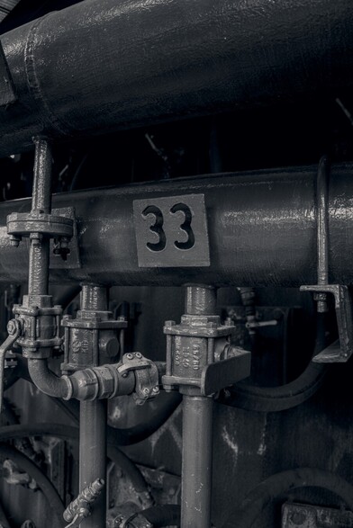 Details from inside a blast furnace