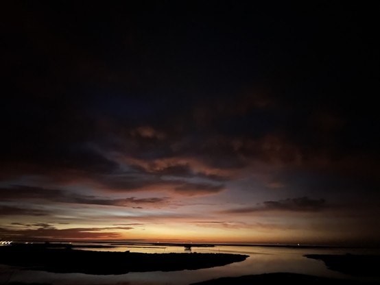 Aube sur le Ria Formosa