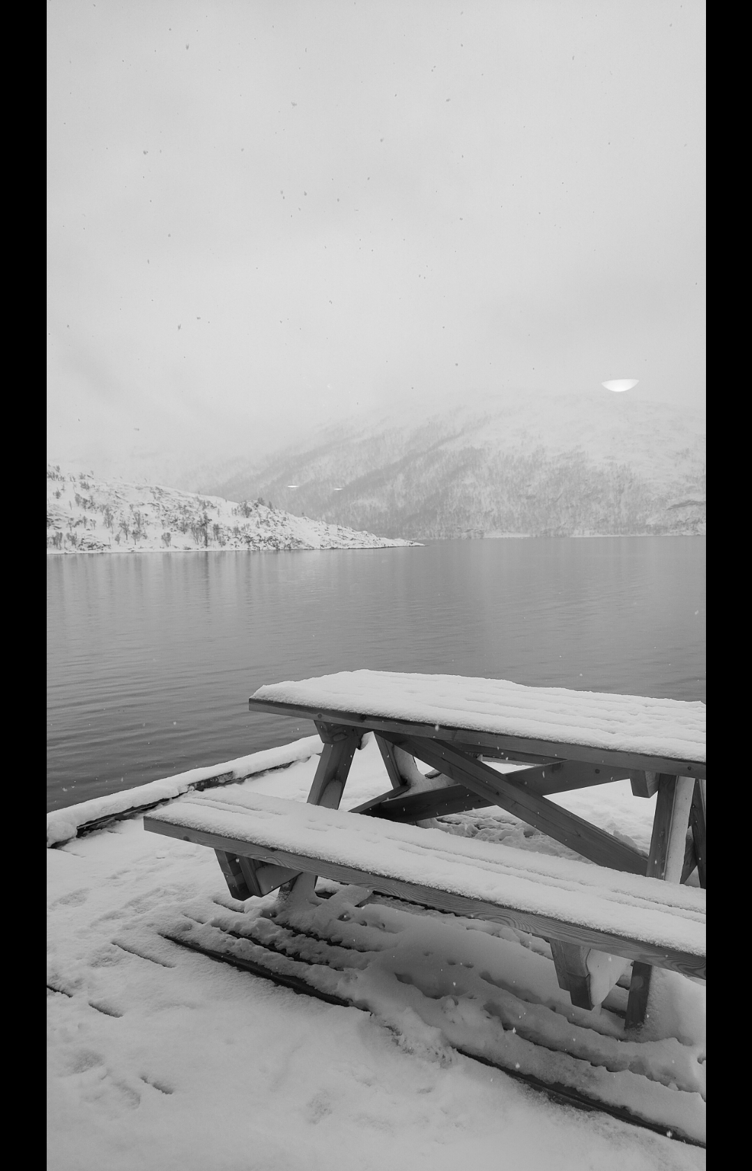 Snow in Tromsø