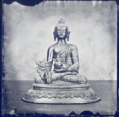 Statue eines Medizinbuddhas