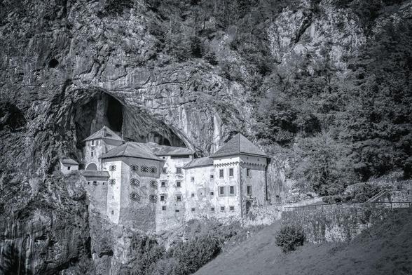 Predjama Castle in Slovenia, processed in black and white. It sits in the mouth of a cave under an impressive rock formation halfway up a 400' vertical cliff. 

#predjama #castle #slovenia #mountain #cave #mountainside #cliff #travel #travelphotography #blackandwhite #blackandwhitephotography #historic #fortress #AYearForArt #buyIntoArt #giftideas #wallart #artforsale @joancarroll


https://joan-carroll.pixels.com/featured/predjama-castle-bw-slovenia-joan-carroll.html