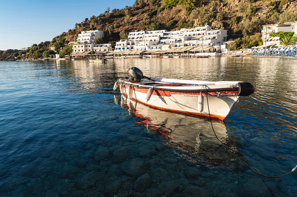 
Red Boat and Reflection in the Harbor Morning Light Agia Roumeli Crete Greece

Nestled at the southern tip of Crete, Agia Roumeli is a small, secluded village that rests where the Samaria Gorge meets the Libyan Sea. This serene destination, with its peaceful beaches and historic ruins, invites travelers to experience a rare fusion of ancient history and stunning natural beauty. Although Agia Roumeli might not be as widely known as other Cretan spots, its charm lies in its quiet isolation, breathtaking landscapes, and profound connection to Crete's storied past.

Visitors often reach Agia Roumeli after trekking the Samaria Gorge, one of the most renowned natural wonders in Greece. The rugged terrain, magnificent cliffs, and rich biodiversity make the gorge one of Crete’s most captivating attractions. In addition to nature’s wonders, the village is home to the historic Fortress of Agia Roumeli, which stands as a silent witness to Crete’s tumultuous history of invasions and resistance. 
Image:
https://fineartamerica.com/featured/red-boat-and-reflection-in-the-harbor-morning-light-agia-roumeli-crete-greece-wayne-moran.html

Read more:
https://waynemoranphotography.com/blog/discovering-agia-roumeli-crete-greece-a-journey-through-time-and-nature/

#crete #Greece #AgiaRoumeli #Seaside #Sunrse #Beach #ocean #boat #Harbor  #landscape #fineart #photography #travel #travelphotography

#AYearForArt #buyintoArt #fineart #art
