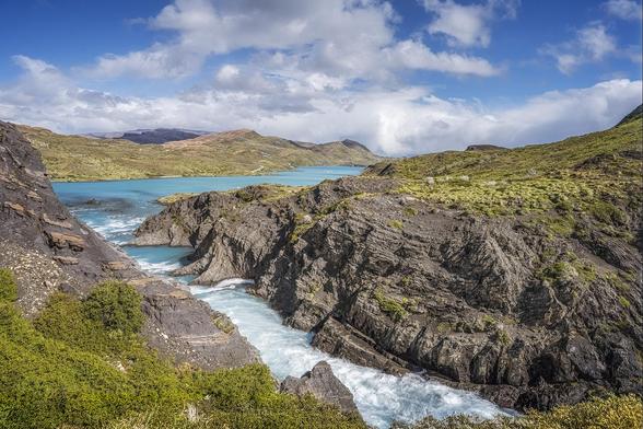 This is a view of Rio Paine downstream of Paine falls in Torres del Paine National Park in the Patagonian area of Chile. Here the river runs through a narrow gorge creating bubbling rapids as it runs toward one of the lakes in the area.

#patagonia #chile #torresdelpaine #nationalpark #landscape #landscapephotography #artworkforsale #giftideas #mountains #river #lake #gorge #BuyIntoArt #AYearForArt #artforsale #wallartforsale #giftideas @joancarroll 

https://joan-carroll.pixels.com/featured/in-torres-del-paine-np-patagonia-chile-joan-carroll.html
