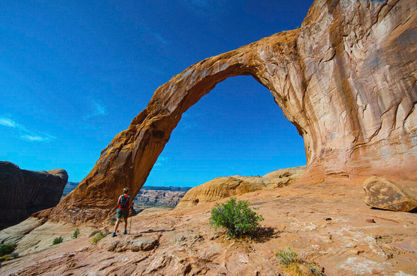 
Hiking Corona Arch Moab Utah

Corona Arch, one of Moab, Utah’s most stunning natural wonders, stands proudly against the rugged red rock landscape. This massive sandstone arch, with a span of 140 feet and a height of 105 feet, is often compared to the famous arches within Arches National Park—yet it remains a hidden gem, free from the crowds.

The journey to Corona Arch is as breathtaking as the destination itself. The 3-mile round-trip hike begins at the Corona Arch Trailhead, just off Utah Highway 279. This well-marked trail meanders through classic Utah desert terrain, featuring slickrock, sandy washes, and scenic canyon views. Along the way, hikers encounter a metal cable and ladder section, adding a bit of adventure to the moderate trek.

Upon reaching the arch, the sheer scale and elegance of its smooth, curved formation are awe-inspiring. Framed against the vast desert sky, Corona Arch is a true testament to the power of wind and time. Whether capturing it in golden sunrise light or under a deep blue midday sky, this arch offers endless photographic possibilities.

Image:
https://fineartamerica.com/featured/hiking-corona-arch-moab-utah-wayne-moran.html

Read more:
https://www.WayneMoranPhotography.com/blog/10-most-beautiful-places-to-visit-in-utah/

#Moab #Utah #Southwest #Desert #nature #hiking #landscape #photography #travel #travelphotography

#AYearForArt #buyintoArt
