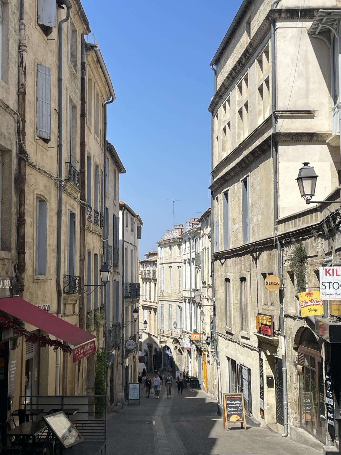 A view of rue de l’université in the southern city of Montpellier, France A view of rue de l’université in the southern city of Montpellier, France
