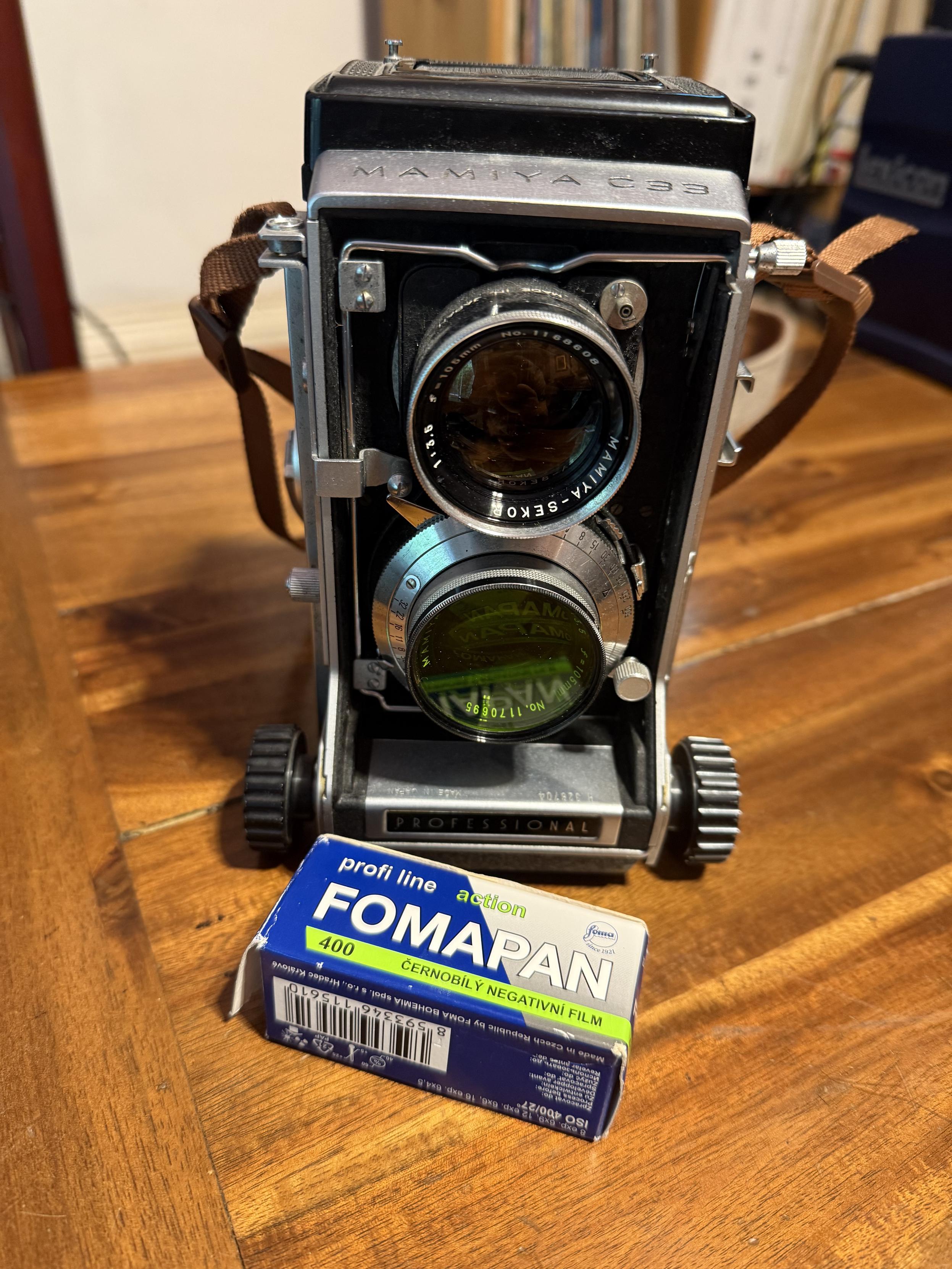 Mamiya C33 medium format camera