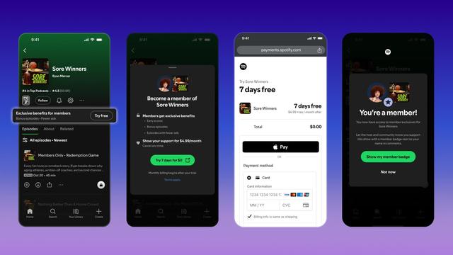 Spotify payment flow
