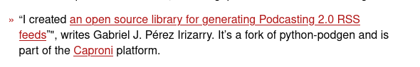 Posted media