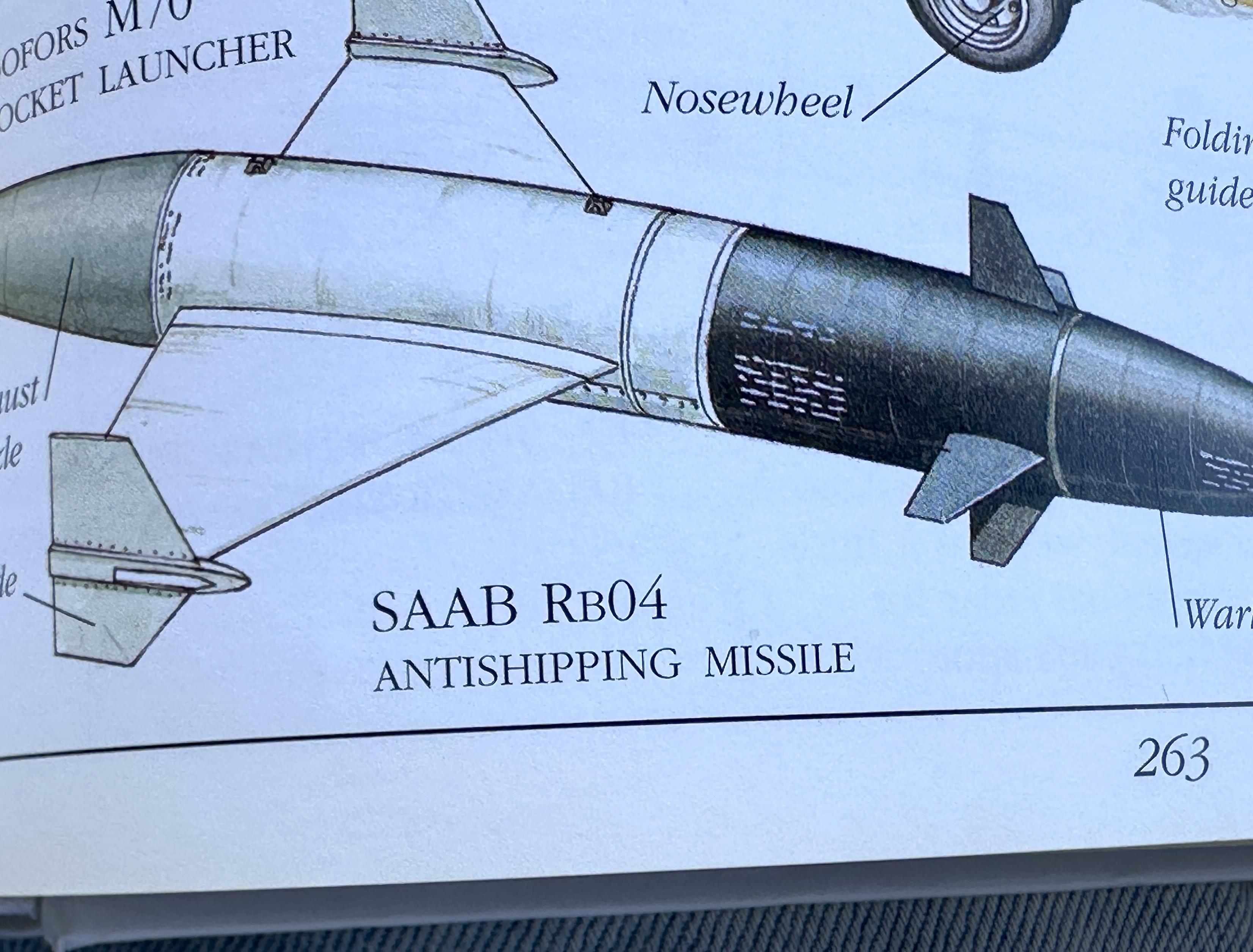 Saab RB04 Antishipping Missile