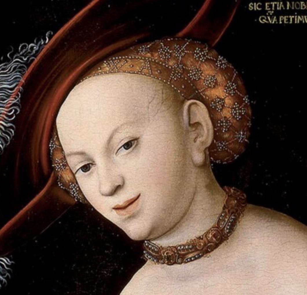 A coyly smiling venus by lucas cranach the elder