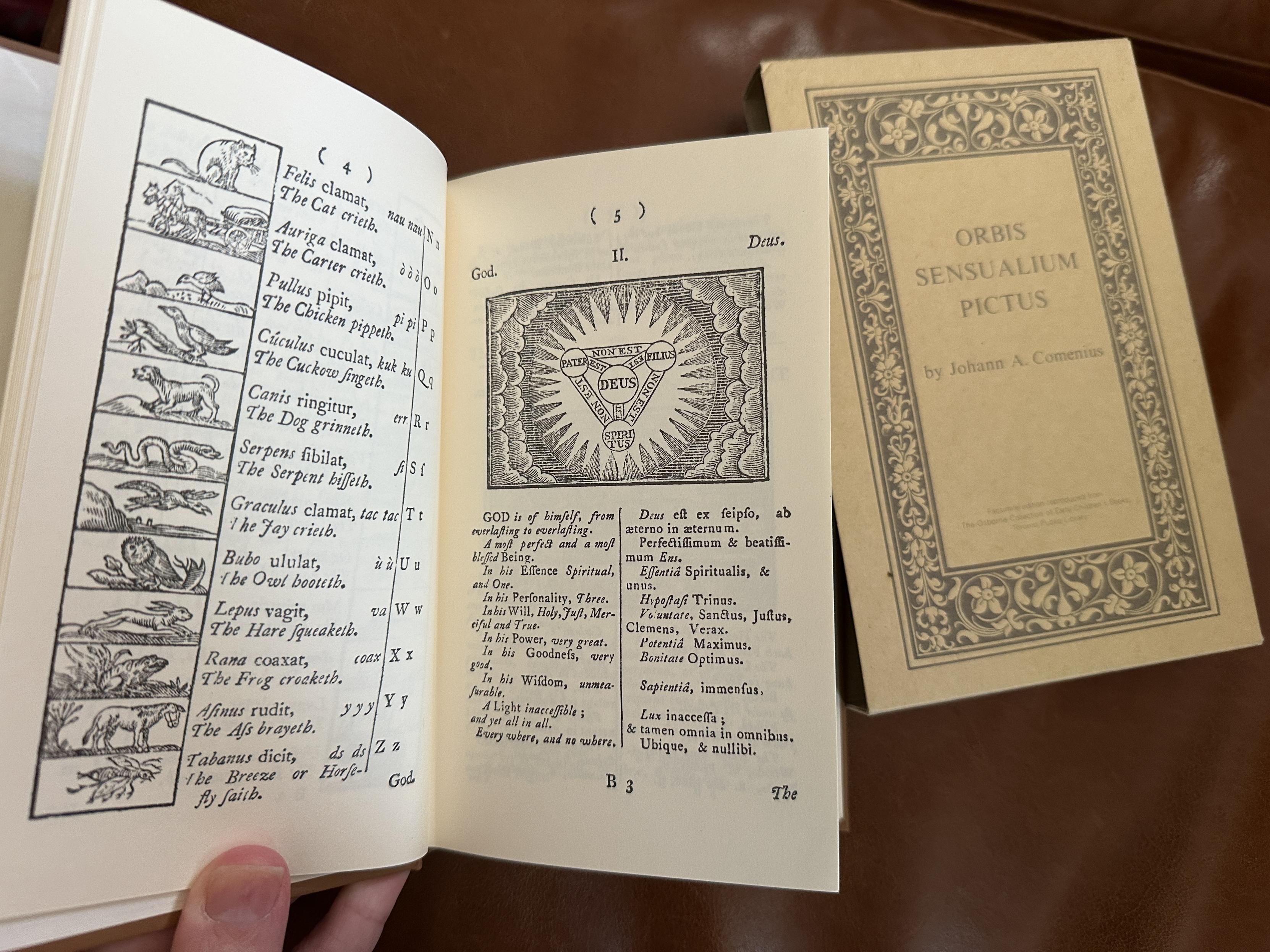 The second animal page and the following one, about god