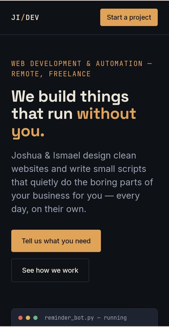 Our web site