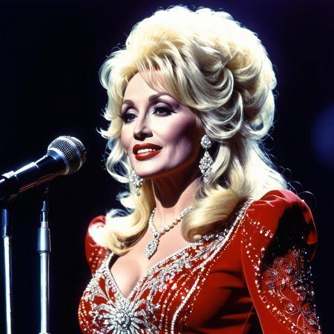 Female voices art: Dolly Parton
