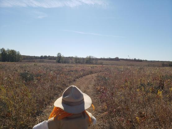 Ranger Sarah hikes through the tallgrass prairie on the Coyote Trail. More than 13 million acres of tallgrass prairie once covered more than one-third of Missouri’s landscape. Today, less than 65,000 acres remain.
— at Prairie State Park, Missouri