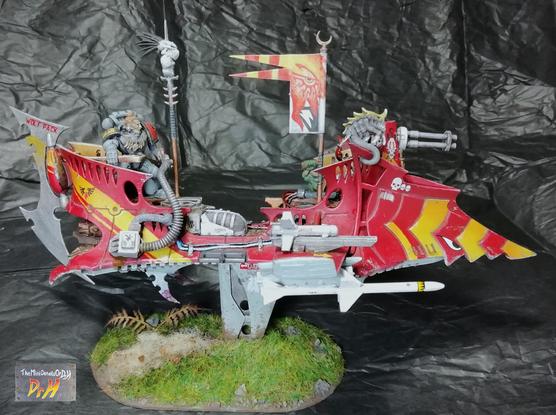 Right side of the Raider gunship.