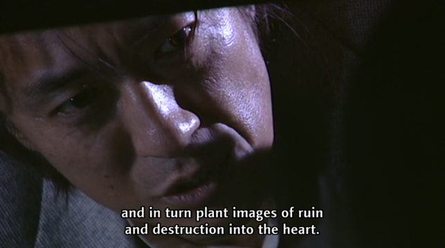 Chief: "...and in turn plant images of ruin and destruction into the heart."