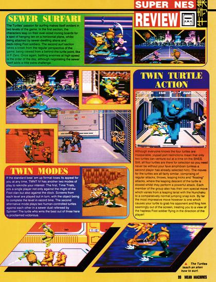 Review for Teenage Mutant Ninja Turtles: Turtles in Time on Super Famicom from Mean Machines 23 - August 1992 (UK)

score: 80%