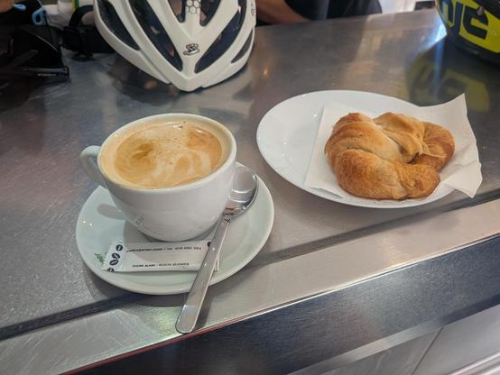 coffee and croissant