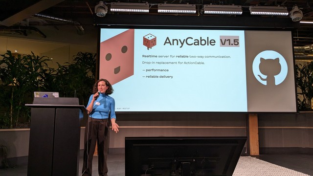 talk by Irina Nazarova: Announcements: AnyCable