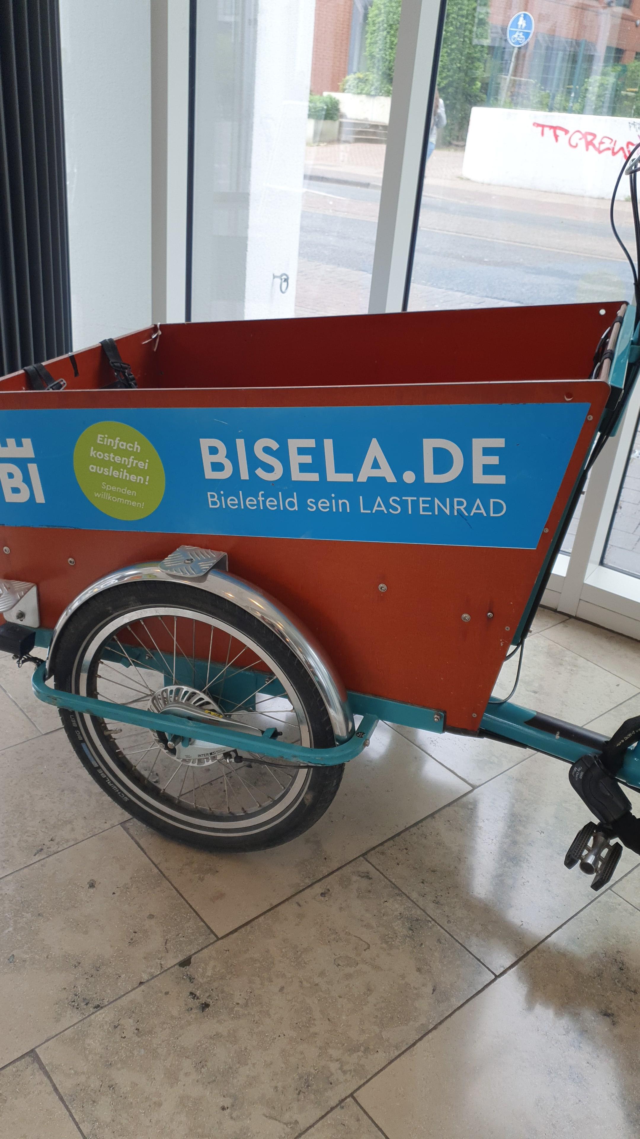 Bisela, Bielefeld sein Lastenrad