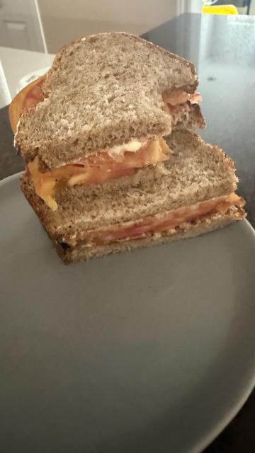 Sandwich cross section.