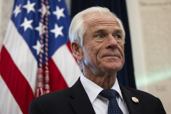 Peter Navarro says shrinking US economy is good news