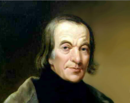 Portrait of Owen by John Cranch, 1845, long, slightly graying hair and eye contact. By John Cranch - painting of John Cranch 1845, Public Domain, https://commons.wikimedia.org/w/index.php?curid=719799