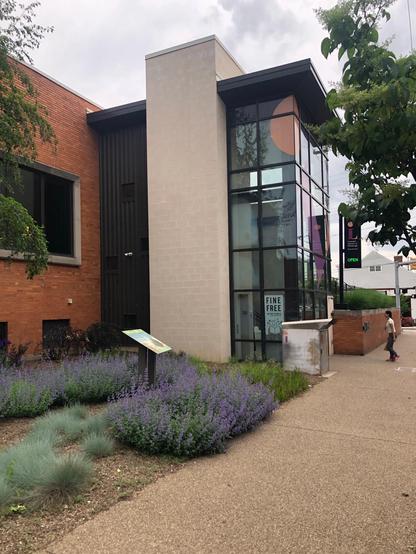 Hazelwood library entrance