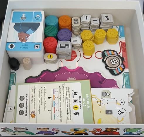 Photo de la boîte de zenith et de son contenu