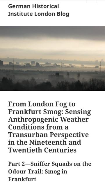 Feature Image: Fog over Frankfurt. Photo by Mary Nawaz. Licence: CC0 Public Domain.