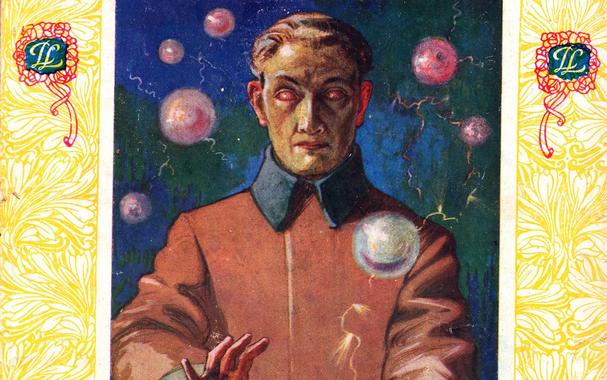 <p>Cover by Louis Bailly of <em>L’homme truqué </em>(1921) by Maurice Renard. Published Paris, Pierre Lafitte, 1923. All images © the author’s own collection</p>