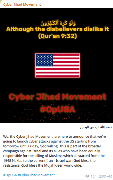 U.S. DDoS attacks follow Iran bombing