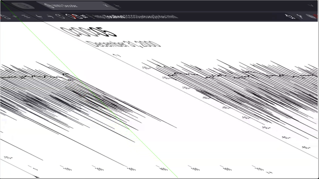 Browser window looking skewed and data wrapping around. Like it doesn’t know how many columns there should be.