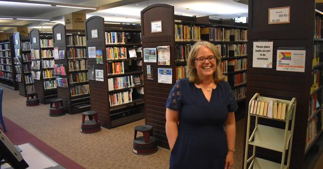 Becky Spratford, 49, recently concluded 24 years on the board of the La Grange Public Library. She is now working on setting up a foundation that will help fund future projects.