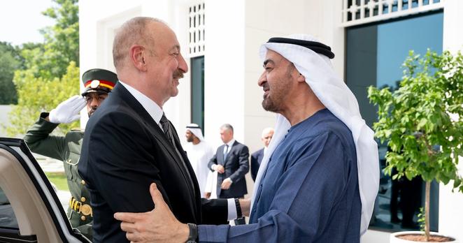 President Sheikh Mohamed meets Azerbaijan leader as economic partnership agreed
