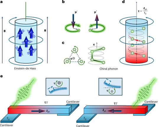 Measurement of phonon angular momentum