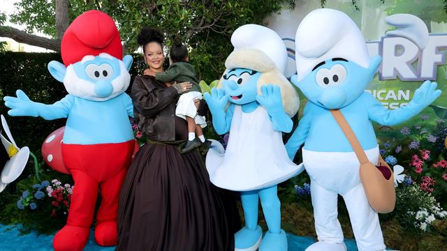 Rihanna attends the Los Angeles premiere of Paramount Pictures “Smurfs” at Paramount Pictures Studios on July 13. Rihanna attends the Los Angeles premiere of Paramount Pictures “Smurfs” at Paramount Pictures Studios on July 13.