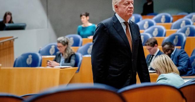 Ralf Dekker (FVD) tijdens een debat in de Tweede Kamer. Bart Maat